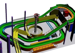 Flume ride with tower (2)
